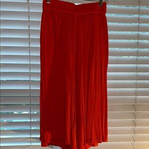 Orange Flowing Capi Pants